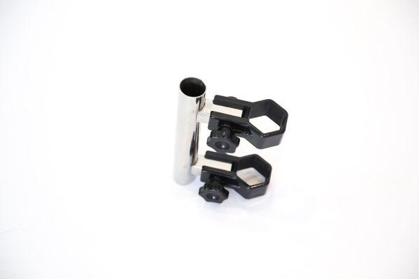 Flag to Canopy Attachment - Chrome